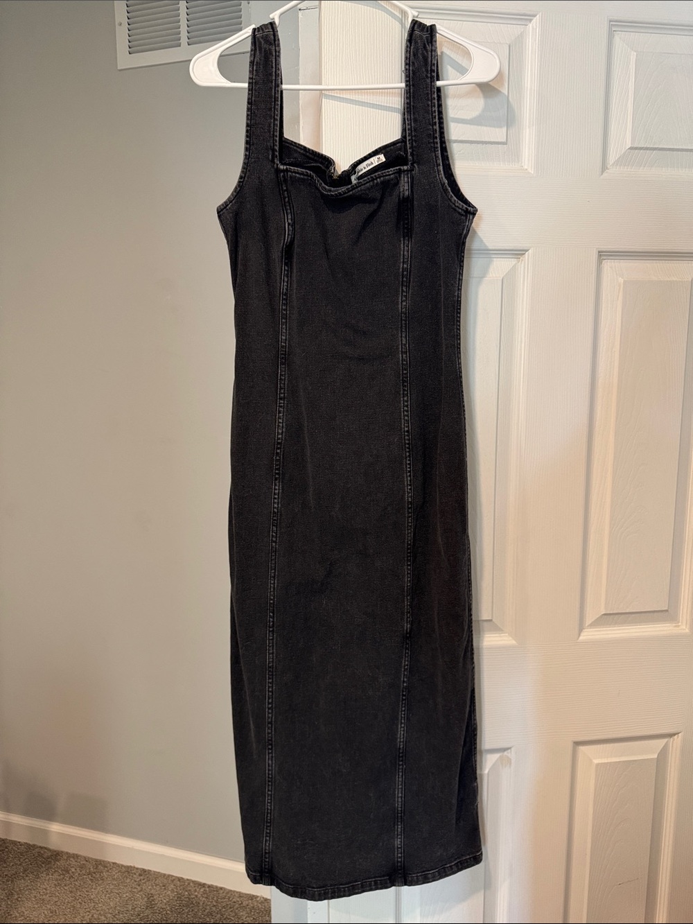 Abercrombie & Fitch Denim Midi Dress